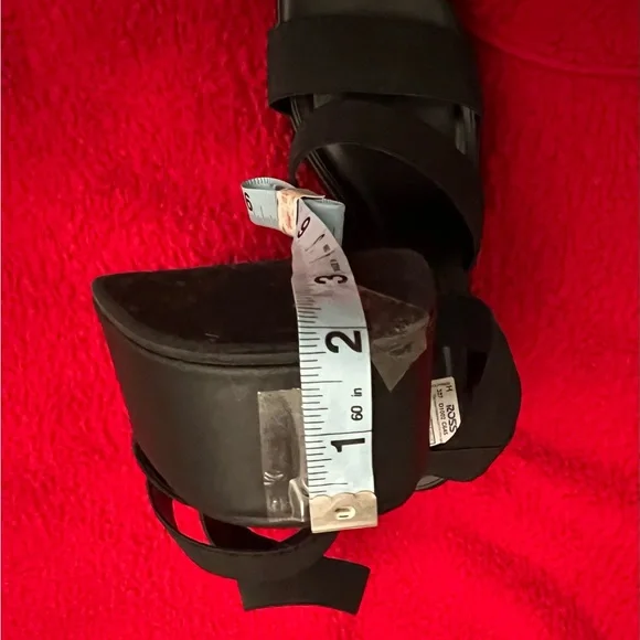 ❤️Soda wedges shoes size 10 woman’s sandals New, color black - Picture 8 of 11